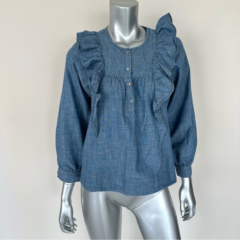 J.Crew women jeans blouse size 0